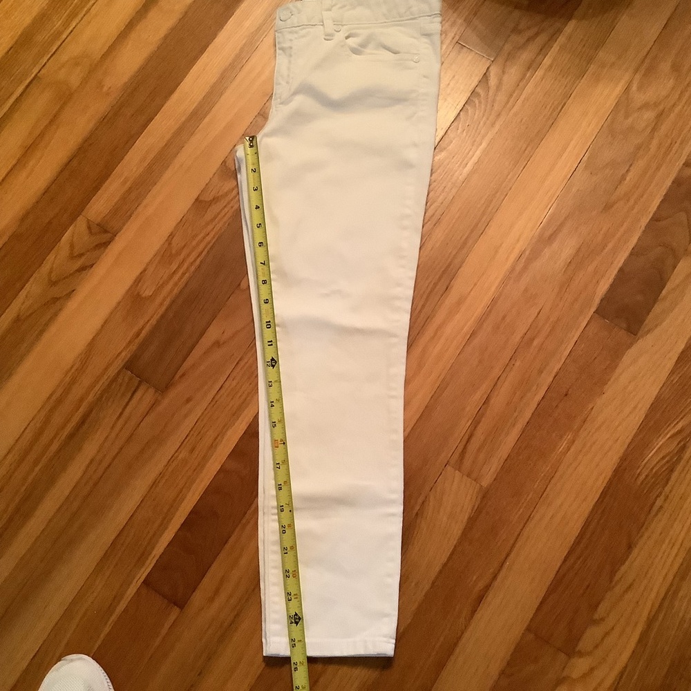 TORY BURCH White Cropped Skinny Jeans - Picture 12 of 12